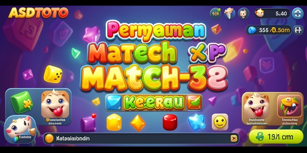 Tampilan gameplay ASDTOTO dengan kombinasi warna cerah dan efek yang menarik.