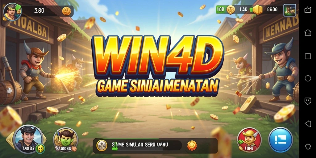 Screenshot dari gameplay <strong>WIN4D</strong> yang menggambarkan simulasi yang mendalam.